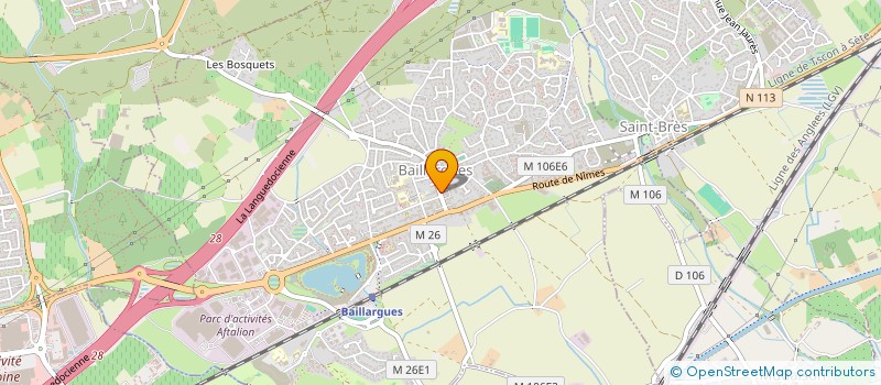 localisation de l'entreprise SUBLIM'ET SENS à BAILLARGUES
