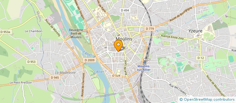 localisation de l'entreprise SUBLIM'ET VOUS à MOULINS