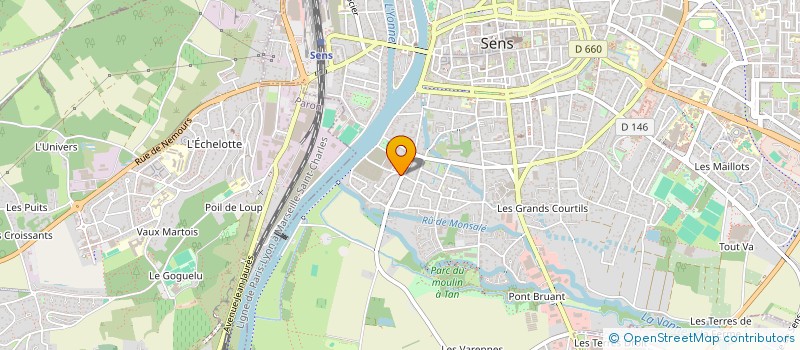 localisation de l'entreprise SUBLIM'TOUCH  SENS