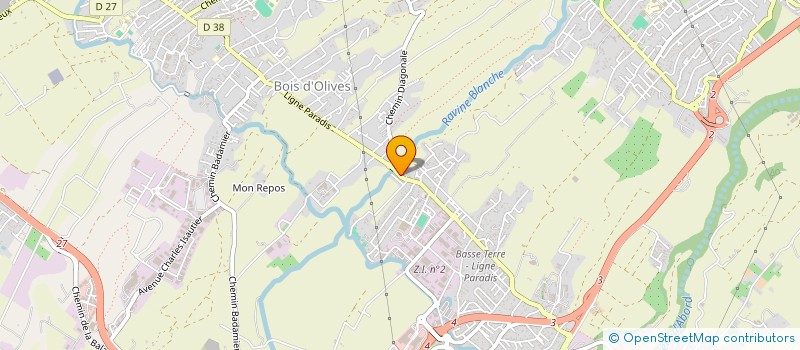 localisation de l'entreprise SUBLIM'&VOUS à SAINT-PIERRE