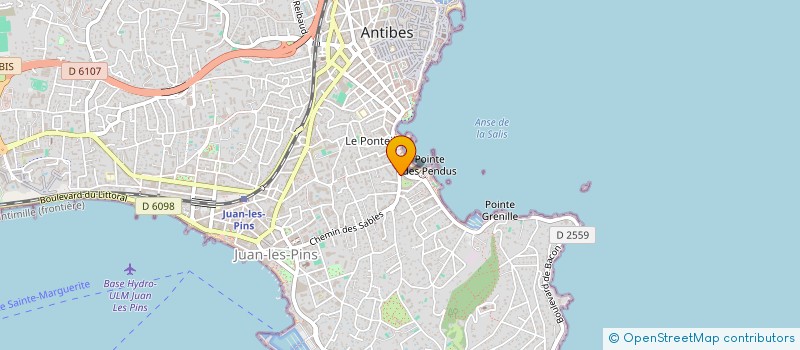 localisation de l'entreprise SUBLIME  ANTIBES