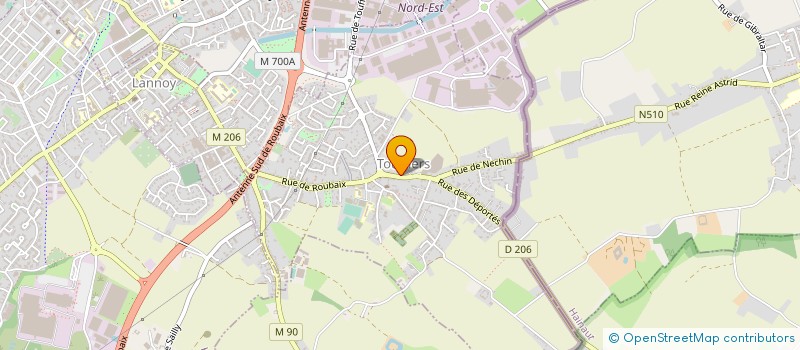 localisation de l'entreprise SUBLIME ESTHETIQUE à TOUFFLERS