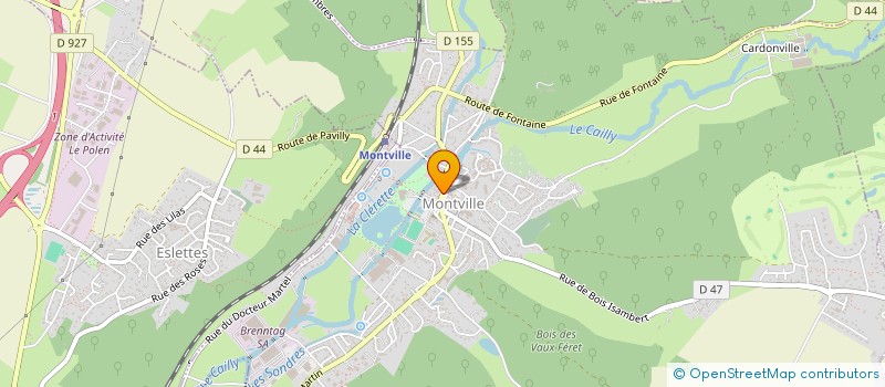 localisation de l'entreprise SUBLIME ET SENS à MONTVILLE
