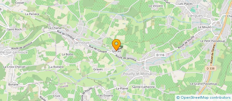 localisation de l'entreprise SUBLIME EVENT à PORTE-DES-PIERRES-DOREES