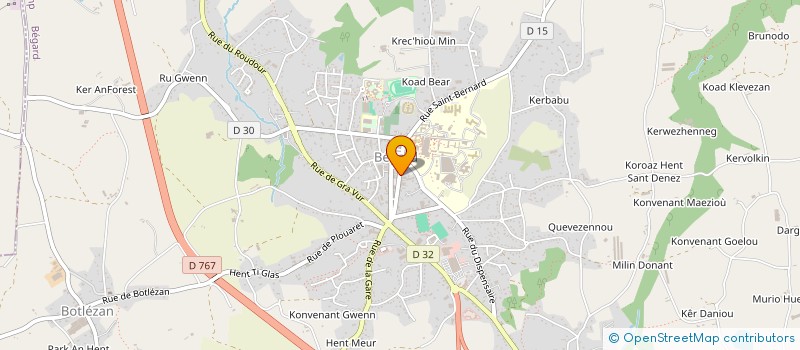 localisation de l'entreprise SUBLIME & VOUS à BEGARD