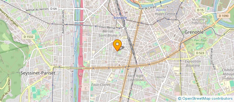 localisation de l'entreprise SUBLIME&VOUS à GRENOBLE