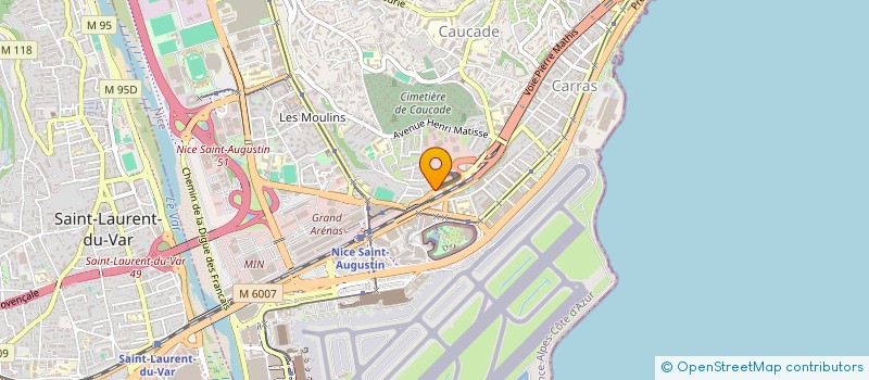 localisation de l'entreprise SUBLIMEYES à NICE