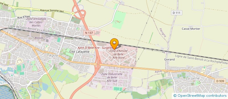 localisation de l'entreprise SUBLIMIA  AYTRE