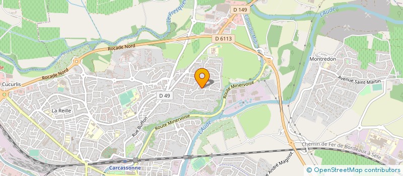 localisation de l'entreprise SUBLINET  CARCASSONNE