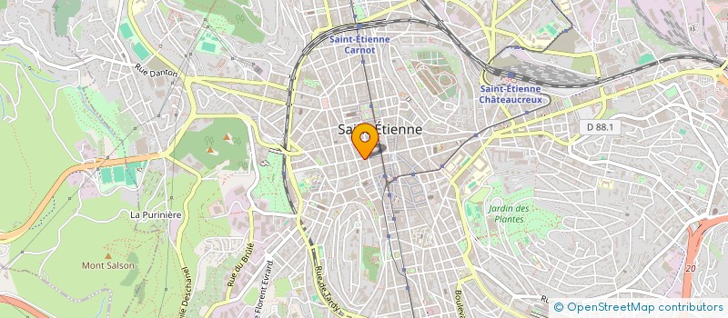 localisation de l'entreprise SUBLOC IMMOBILIER  SAINT-ETIENNE