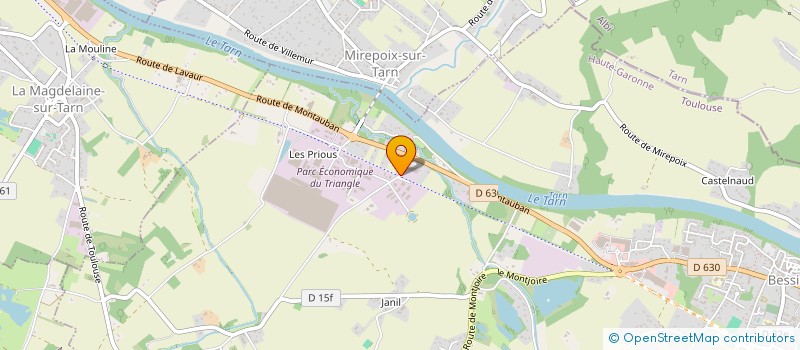 localisation de l'entreprise SUBLOISIRS à BESSIERES