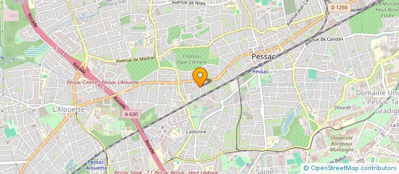 localisation de l'entreprise SUBMAREENS à PESSAC