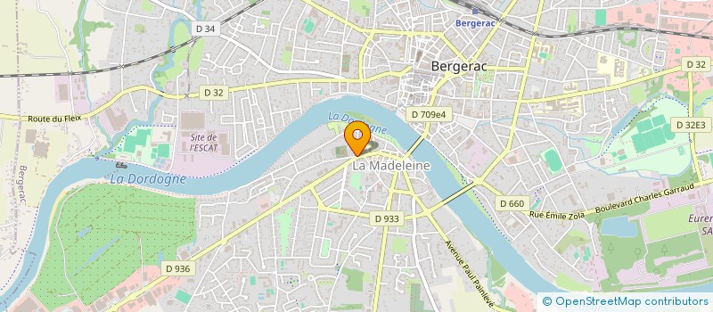localisation de l'entreprise SUBMARKET à BERGERAC