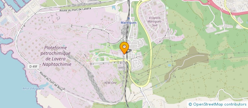 localisation de l'entreprise SUBMART JMCO à MARTIGUES