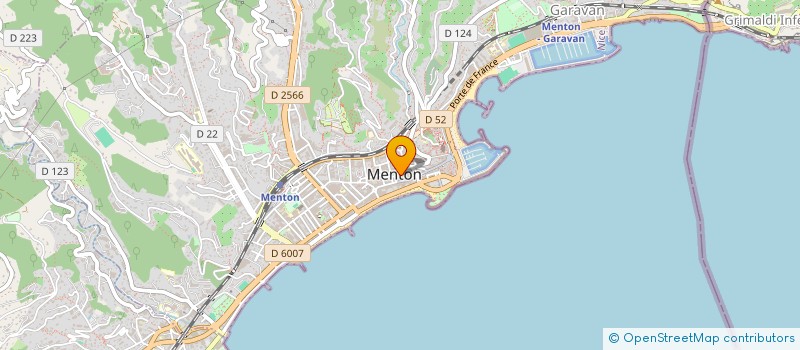 localisation de l'entreprise SUBMERGE à MENTON