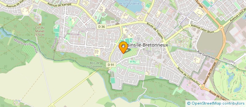 localisation de l'entreprise SUBMETRIX  VOISINS-LE-BRETONNEUX