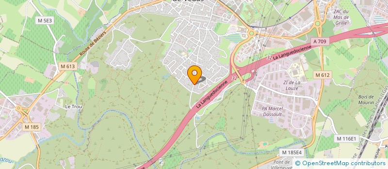 localisation de l'entreprise SUBNAUROB  SAINT-JEAN-DE-VEDAS