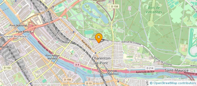 localisation de l'entreprise SUBNOMY à CHARENTON-LE-PONT