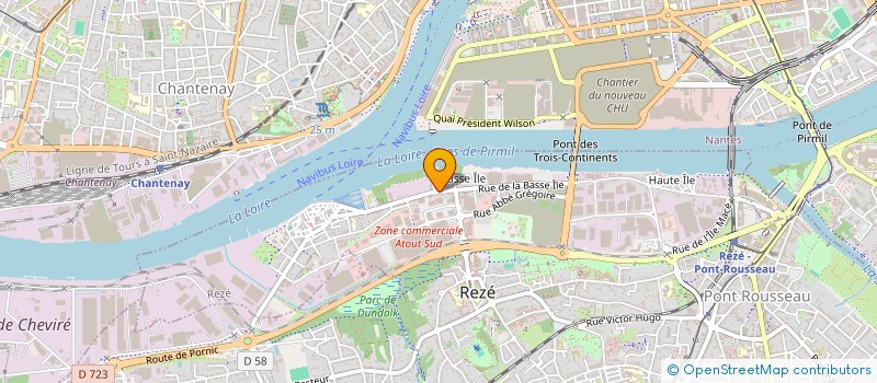 localisation de l'entreprise SUBPIXEL à REZE