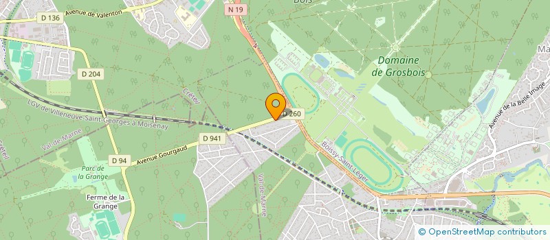 localisation de l'entreprise SUBRA  VILLECRESNES