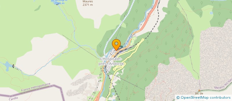 localisation de l'entreprise SUBRA RF à L'HOSPITALET-PRES-L'ANDORRE