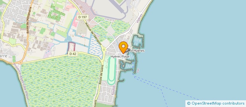 localisation de l'entreprise SUBRERO  HYERES