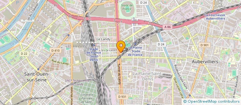 localisation de l'entreprise SUBSASS à SAINT-DENIS