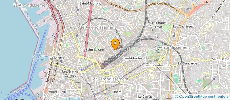 localisation de l'entreprise SUBSEANAVFISHING & HYPERBARIC SERVICES à MARSEILLE