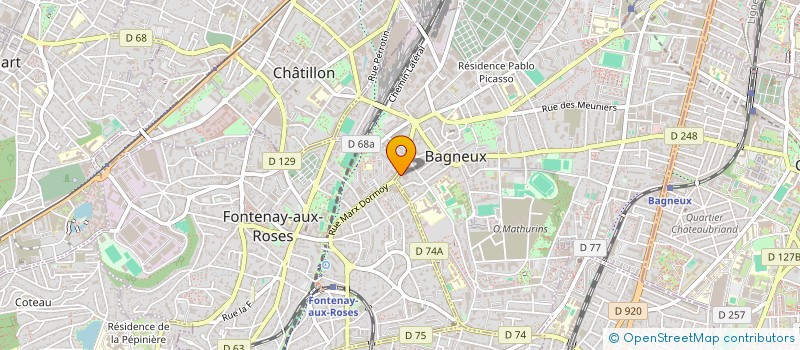 localisation de l'entreprise SUBSIDE SPORTS FRANCE à BAGNEUX