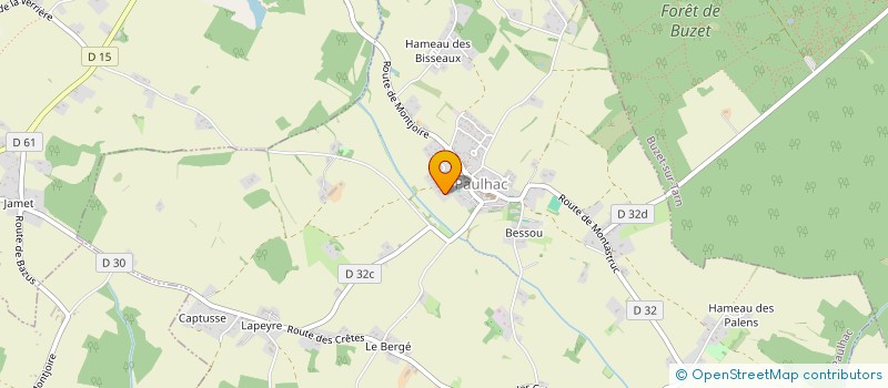 localisation de l'entreprise SUBSO à PAULHAC