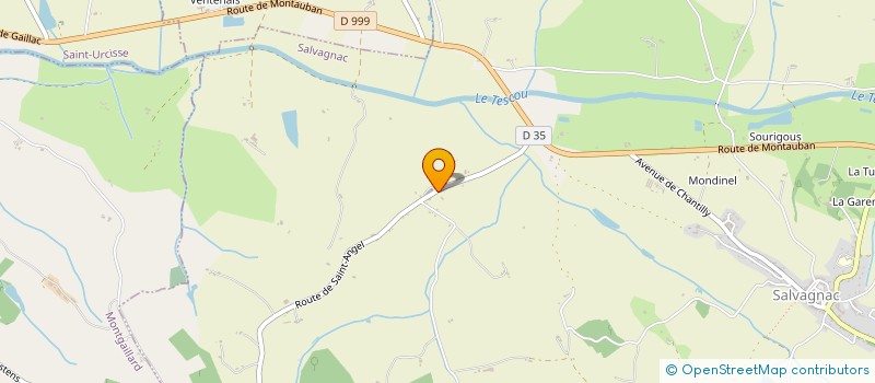 localisation de l'entreprise SUBSOL  SALVAGNAC