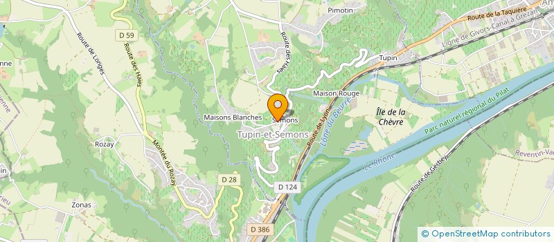 localisation de l'entreprise SUBSOL INGENIERIE  TUPIN-ET-SEMONS