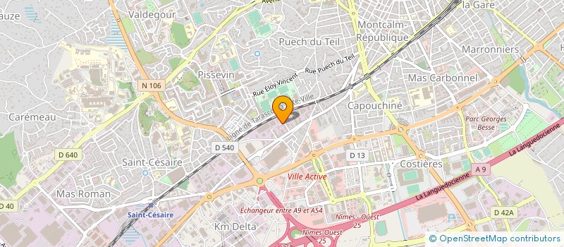 localisation de l'entreprise SUBSTAL INTL à NIMES