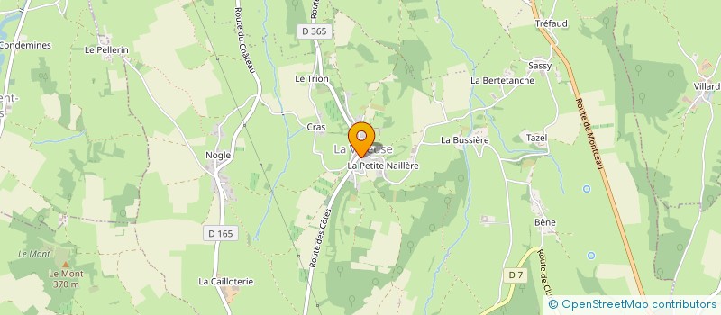 localisation de l'entreprise SUBSTANCE  LA VINEUSE SUR FREGANDE