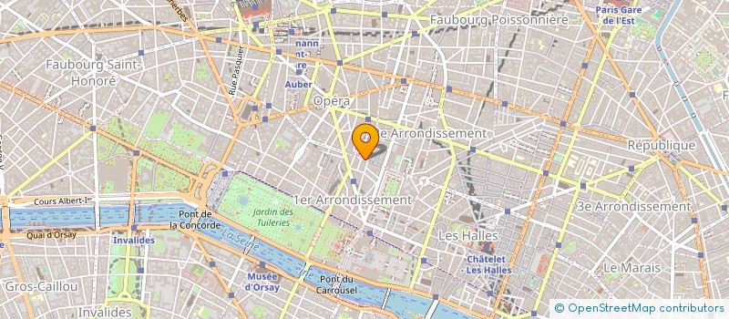 localisation de l'entreprise SUBSTANCES ACTIVES  PARIS