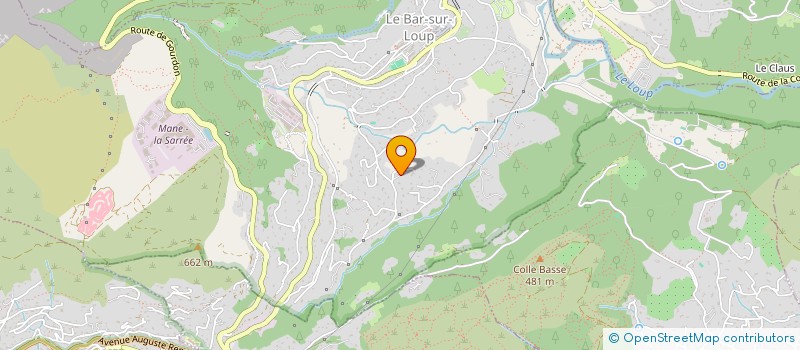 localisation de l'entreprise SUBSTENS à LE BAR-SUR-LOUP