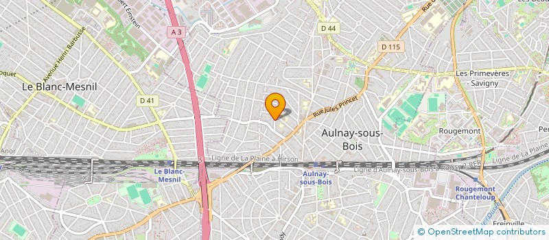 localisation de l'entreprise SUBTEL INFRA à AULNAY-SOUS-BOIS