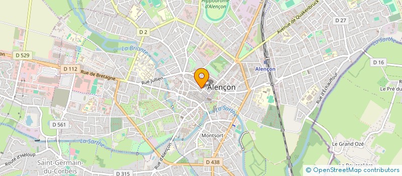 localisation de l'entreprise SUBTENO IT à ALENCON