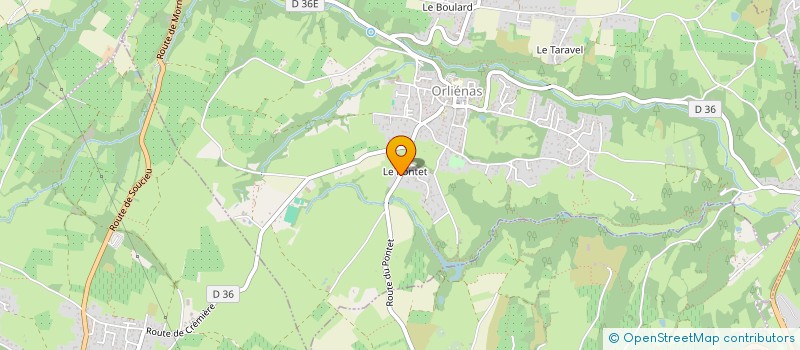 localisation de l'entreprise SUBTIL  ORLIENAS