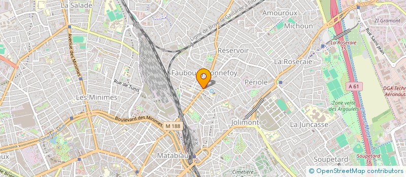 localisation de l'entreprise SUBTIL COIFFURE à TOULOUSE