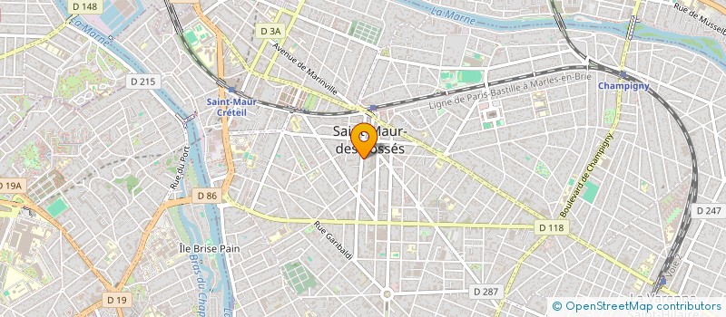 localisation de l'entreprise SUBTIL YOGA LE STUDIO YOGA SAINT MAUR à SAINT-MAUR-DES-FOSSES