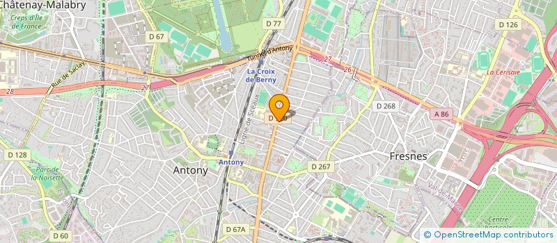 localisation de l'entreprise SUBURBIKE à ANTONY