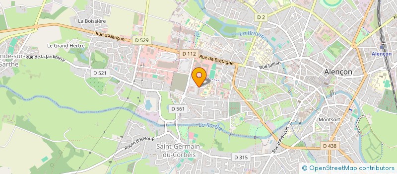 localisation de l'entreprise SUBVENTION FONCTION EDF GDF COM MIXTE à ALENCON