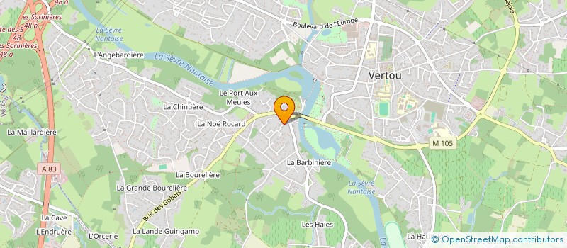 localisation de l'entreprise SUBVERTOU  VERTOU