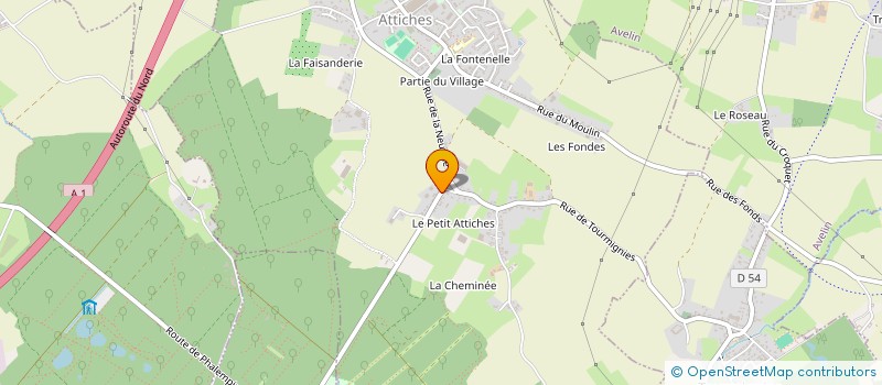 localisation de l'entreprise SUBWAY  ATTICHES