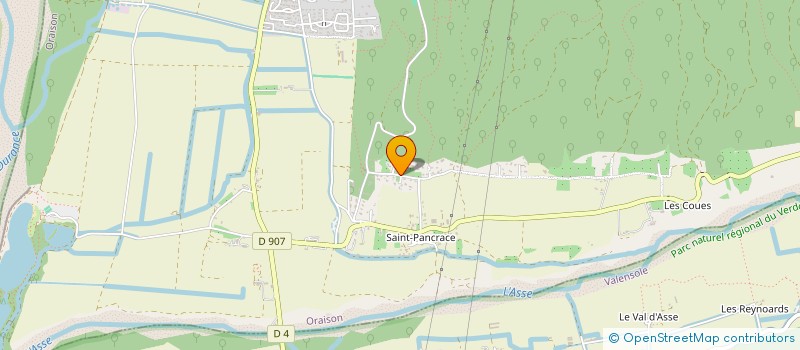 localisation de l'entreprise SUBWAY  ORAISON