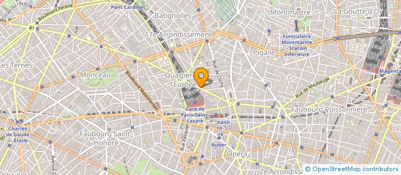 localisation de l'entreprise SUC. DE LA STE HELVETIA  PARIS