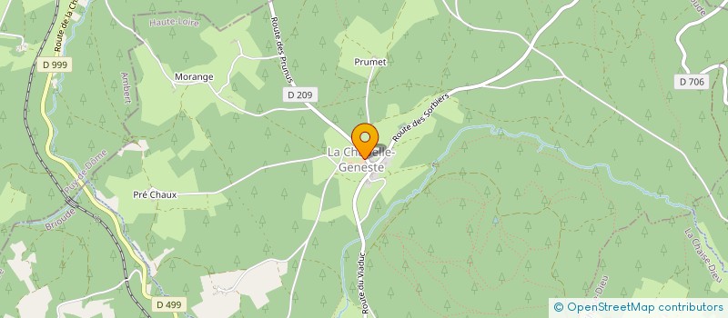 localisation de l'entreprise SUC ROUVERT ENERGIE  LA CHAPELLE-GENESTE