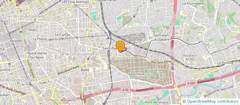 localisation de l'entreprise SUC SKETCH UP COMPAGNIE à MARSEILLE