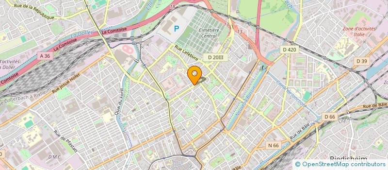 localisation de l'entreprise SUCCEDO  MULHOUSE